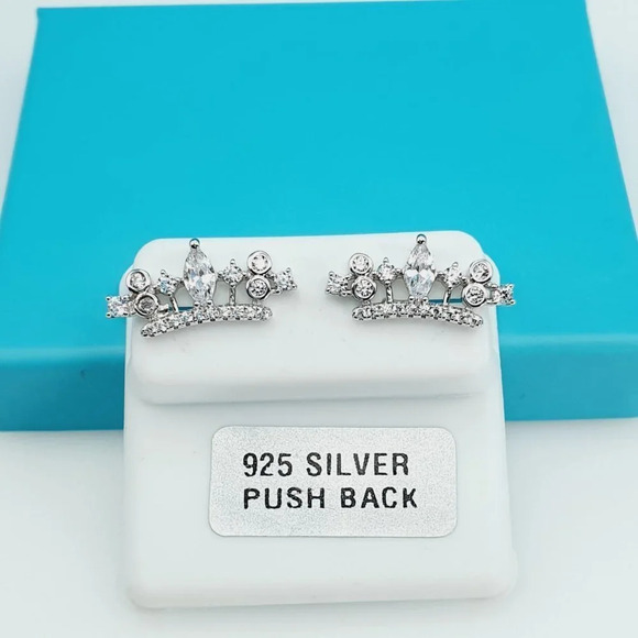 "925 Sterling Silver CZ Beautiful Earrings for Women, 1USPAR4228 - Picture 7 of 11